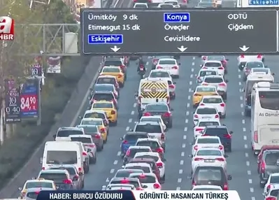 Ankara’da trafik yoğunluğu artıyor