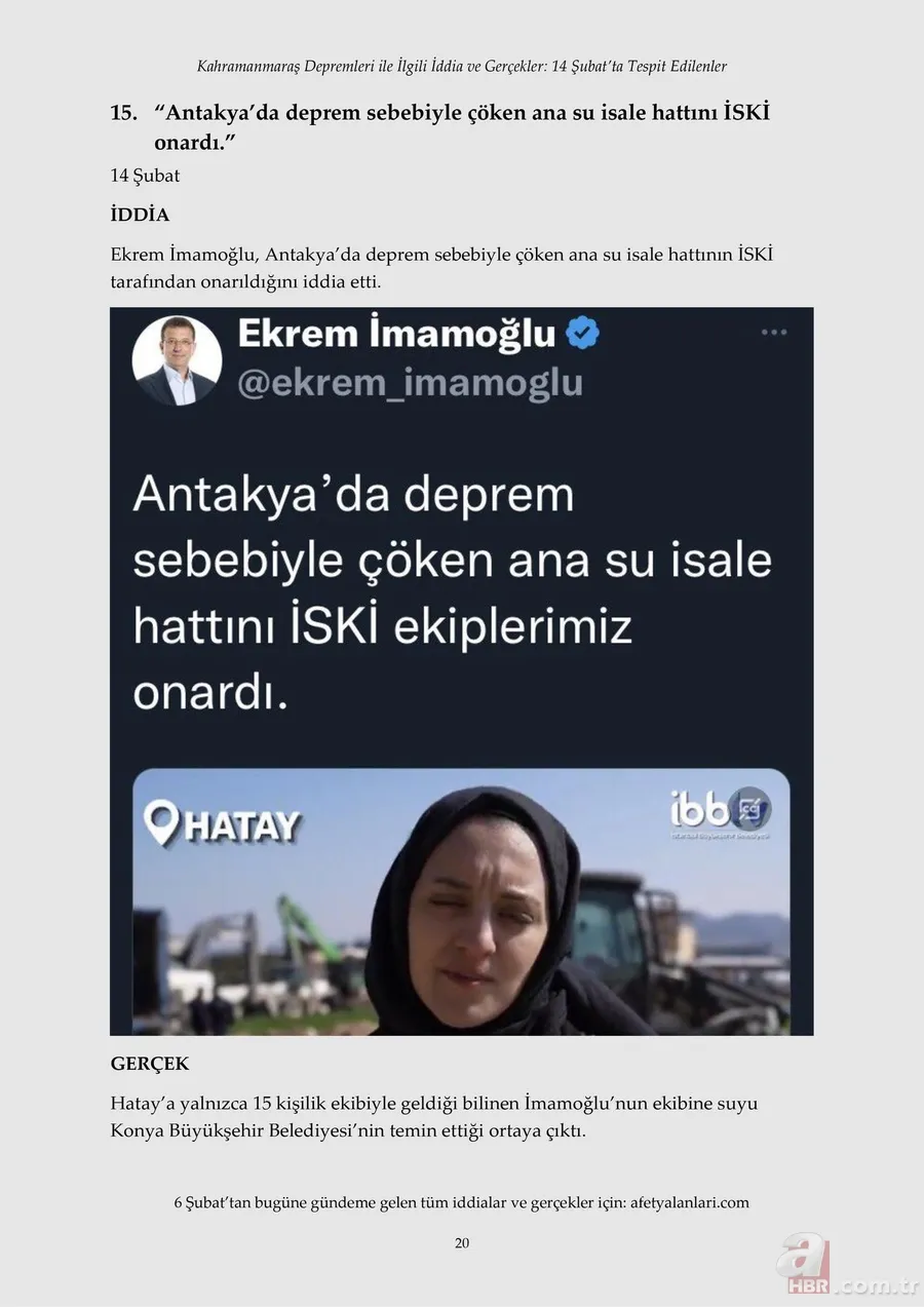 Kahramanmaraş depremi sonrası korkunç yalanlar! Muhalefet ve sosyal medyanın provokasyonu çürütüldü 23