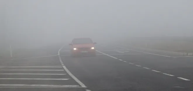 Düzce'nin Karadeniz kıyısında sis!