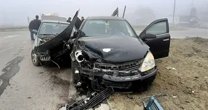 Bolu’da feci kaza!  4 yaralı