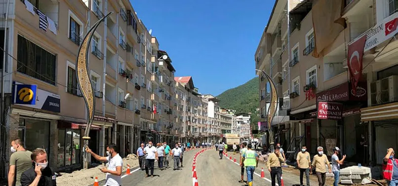 Selin izlerinin silindiği Giresun'da hayat normale dönmeye başladı! Başkan Erdoğan bekleniyor