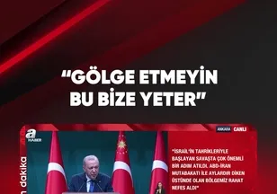 "GÖLGE ETMEYİN BU BİZE YETER"