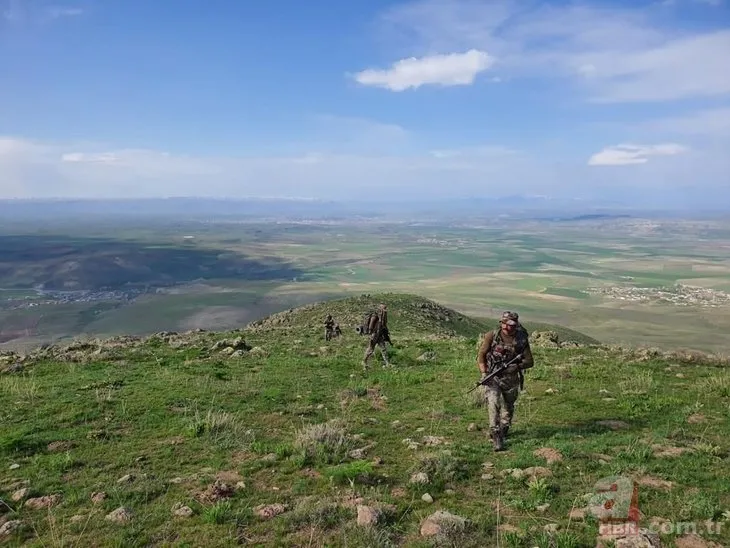 Malazgirt’te terör örgütü PKK’ya 42 tim 588 personelle operasyon