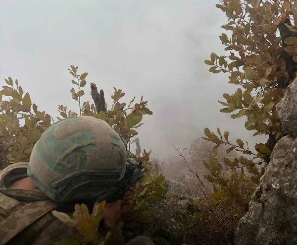 Suriye sınırındaki Mehmetçik, yerli teçihazat ve silahlarla vatan nöbeti tutuyor