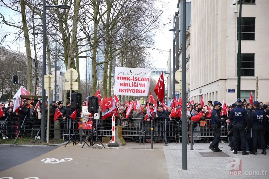 Başkan Erdoğan'a Belçika'da coşkulu karşılama 11