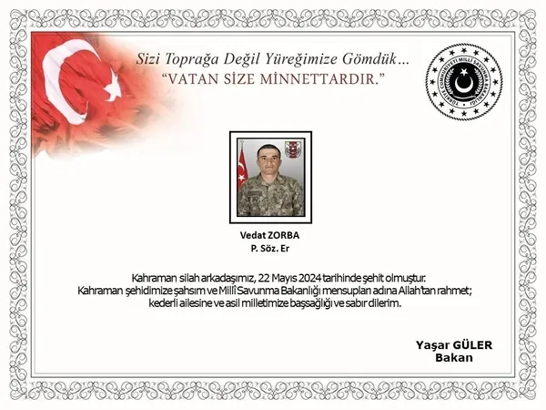 msb-duyurdu-bir-asker-sehit-oldu-1716414305936.jpeg MSB duyurdu: Pençe-Kilit operasyonu bölgesinde bir asker şehit oldu - 1