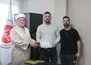 Fransız vatandaşı Anthony, Denizli’de Müslüman oldu