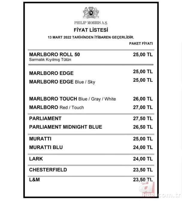 Parliament, Marlboro Touch Blue, Kent D Range Blue kaç TL oldu? Samsun, Maltepe, LM, HD Blue, Tekel 2000 sigara güncel fiyatı MART 2022! | Güncel sigara fiyatları