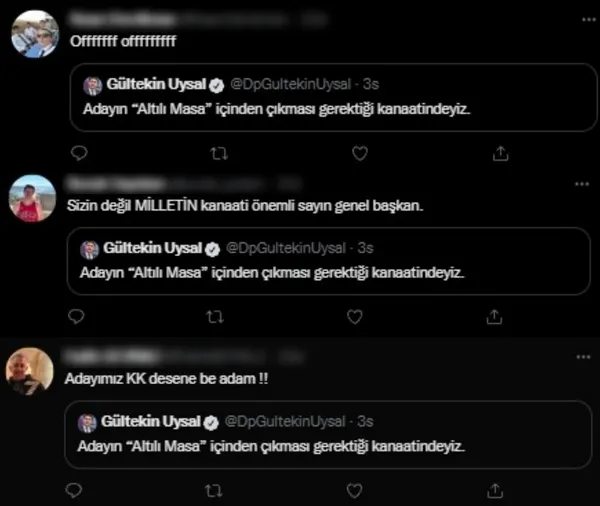 Altılı masadan ’aday’ açıklaması: İçimizden çıkması gerektiği kanaatindeyiz