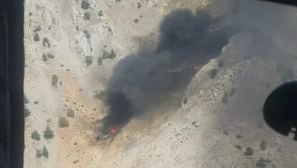 Son dakika: Kahramanmaraş’ta yangın söndürme uçağı düştü