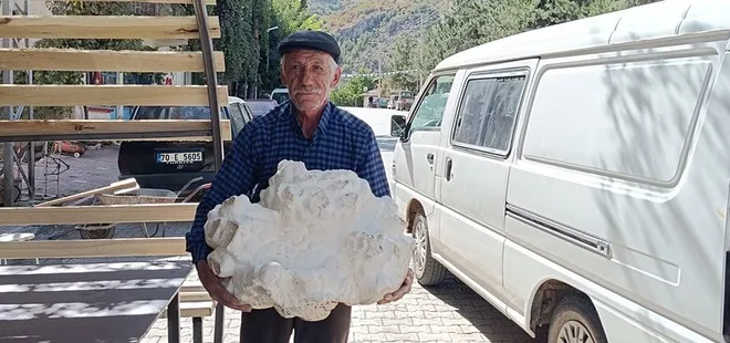 Konya'da 19 kiloluk dev mantar bulundu