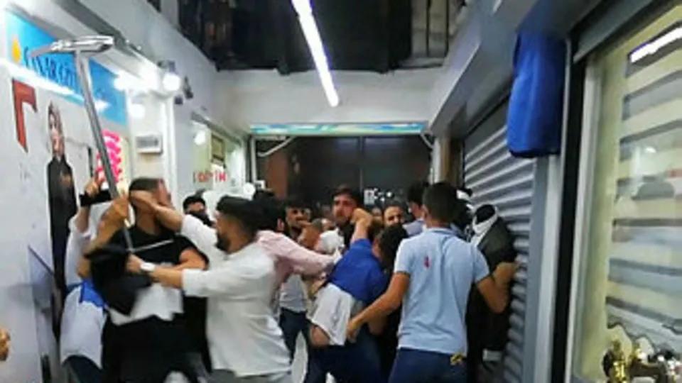 Handa ortalık savaş alanına döndü! İşte korku dolu anlar