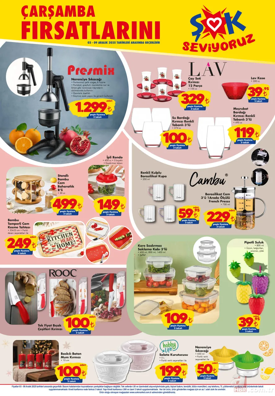 ŞOK haftanın fırsatlarında neler var? 3-9 Aralık indirimli ürünler listesi 7