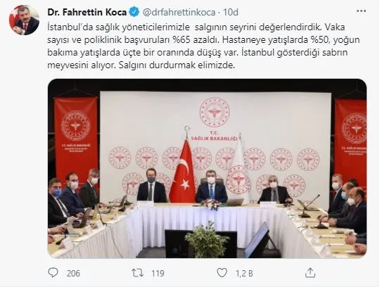 saglik-bakani-fahrettin-kocadan-istanbuldaki-vakalara-iliskin-son-dakika-aciklamasi-vaka-sayilari-dusuyor-1620748592453.jpg Sağlık Bakanı Fahrettin Koca'dan İstanbul'daki vakalara ilişkin son dakika açıklaması! Vaka sayıları düşüyor - 2