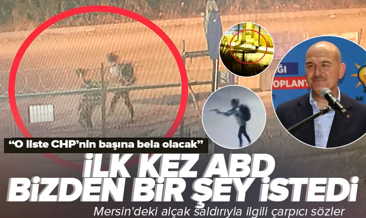 Bakan Soylu: İlk kez ABD bizden bir şey istedi