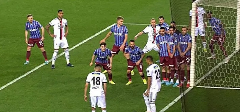 Beşiktaş Trabzonspor maçında kural hatası yapıldığı iddiasıyla TFF’ye başvuruda bulundu