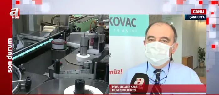 A Haber TURKOVAC'ın üretildiği merkezde! Bilim Kurulu Üyesi Prof. Dr. Ateş Kara: Hiç kimsenin şüphesi olmasın - 2