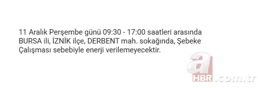 Bursa elektrik kesintisi sorgulama: Elektrikler ne zaman gelecek? 4