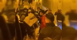 Ümraniye’de tünel kapatıp dans ettiler