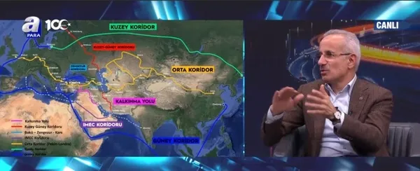 Ulaştırma ve Altyapı Bakanı Abdulkadir Uraloğlu’ndan A Para’da önemli açıklamalar: 38 dev proje hayata geçti