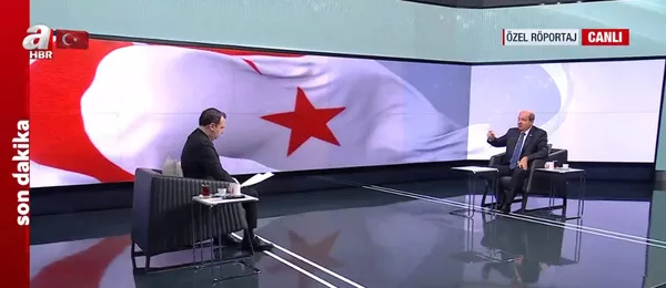 KKTC Cumhurbaşkanı Ersin Tatar A Haber'de: KAAN'ın uçuşu gururlandırdı