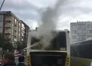 İETT otobüsünde yangın çıktı