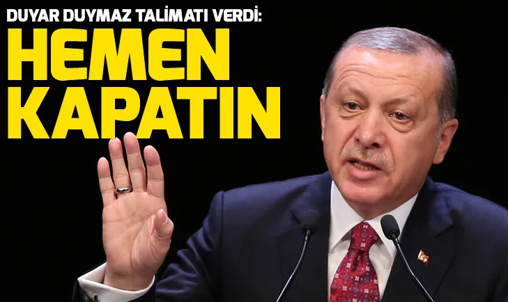 Erdoğan’dan MEB’e ‘çakma dershane’ talimatı