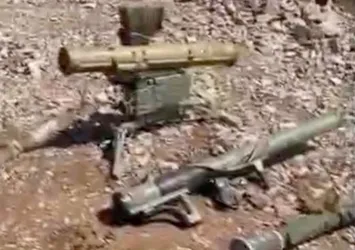 Son dakika: Terörist mağarasında NATO'ya girmeye çalışan İsveç yapımı tanksavar AT-4 ele geçirildi