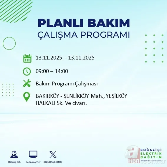 İSTANBUL’DA 10 SAATLİK KESİNTİ! Elektrikler ne zaman gelecek, hangi ilçelerde kesinti olacak? 6