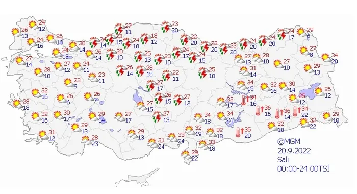 Son dakika! Meteoroloji'den sağanak yağış uyarısı! Tüm Türkiye'ye yayılacak... - 4