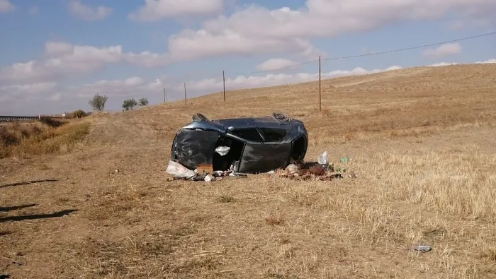 Kırıkkale’de otomobil şarampole yuvarlandı: 2 yaralı - 2