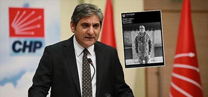CHP'li Aykut Erdoğdu, şehidin fotoğrafını paylaşıp 'barışamadık, yaşatamadık' dedi!