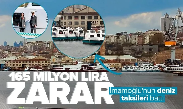 Son dakika: CHP’li İBB ’deniz taksi’yle böyle battı: 165 milyon lira zarar!