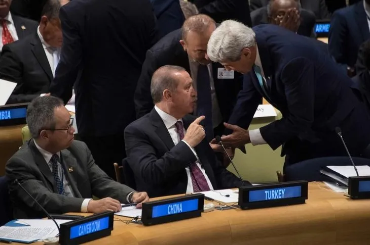Cumhurbaşkanı Erdoğan’a BM’de yoğun ilgi
