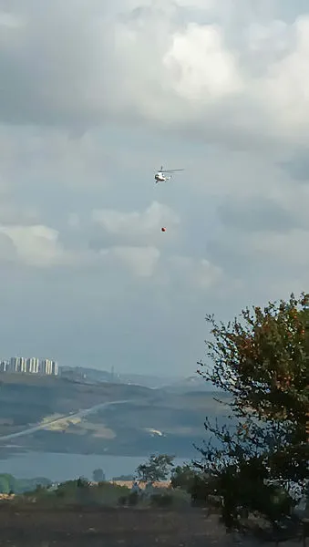 Son dakika | Kurban Bayramı'nda İstanbul Arnavutköy'de korkutan yangın: Helikopterler havalandı - 5