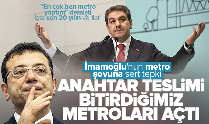 İmamoğlu’nun metro sözlerine sert tepki