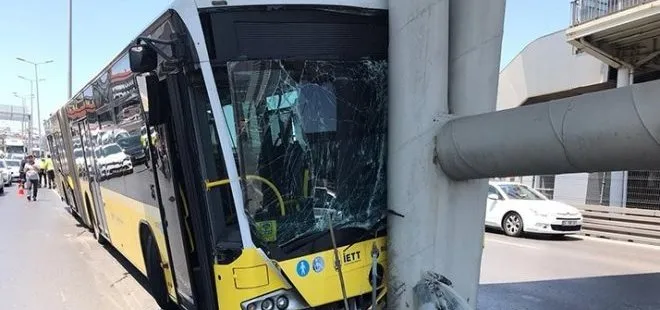 Son dakika: İstanbul’da İETT otobüsü kaza yaptı: Çok sayıda yaralı var