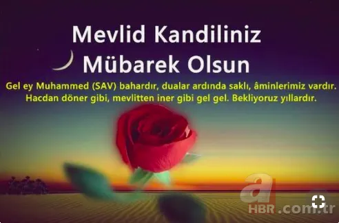 Mevlid Kandili'nde sevdiklerinize yollanacak en güzel mesajlar! Kısa ve uzun en güzel resimli Mevlid Kandili mesajları 21