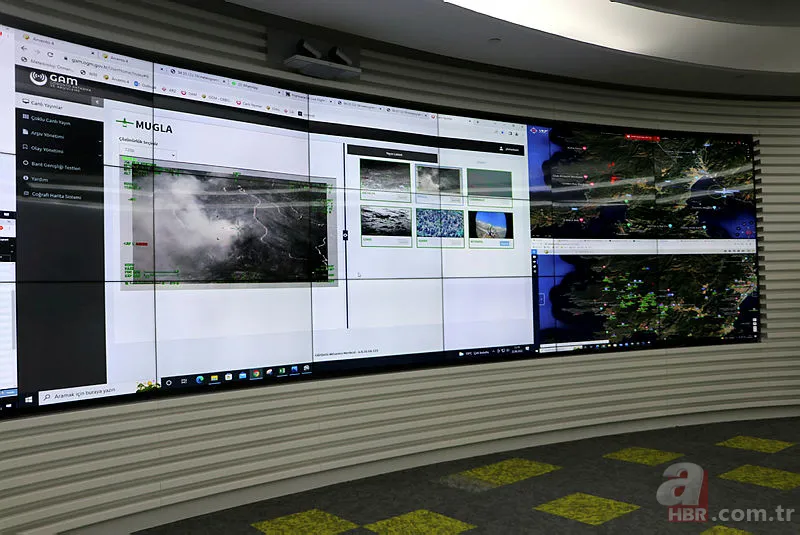 Marmaris'te orman yangını! Havadan ve karadan müdahale sürüyor | Bölgeye yakın yerleşim alanındaki evler tahliye edildi | A Haber bölgede 8