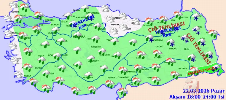 Meteoroloji'den kritik uyarı: 10 il için sarı kodlu sağanak ve kar alarmı! 14