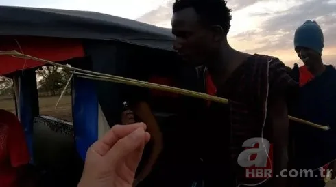 YouTuber Nurgül Türk'e Afrika’da kabileden taciz! "Kaç kız kaç!" 3