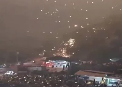 Başlarına dron yağdı!