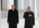 Başkan Erdoğan Türkmenistan’da! İmzalar atıldı
