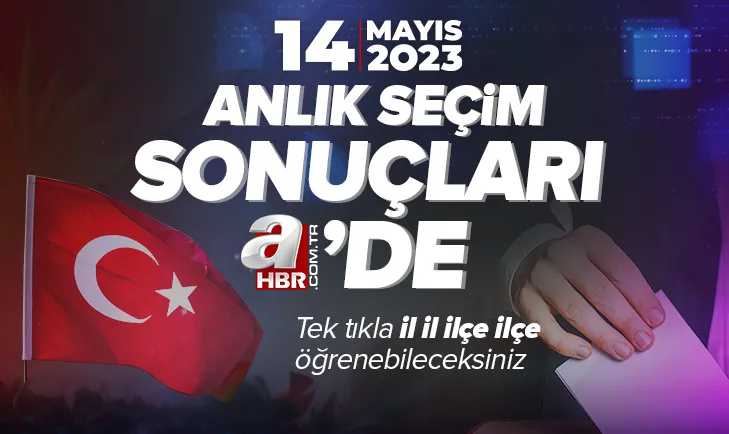 Seçim sonuçları anlık özel grafiklerle ahaber.com.trde