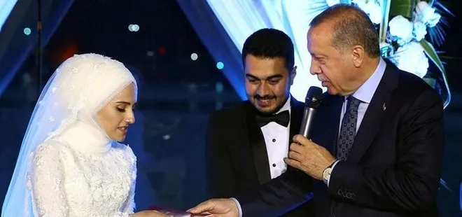 Cumhurbaşkanı Erdoğan nikaha katıldı