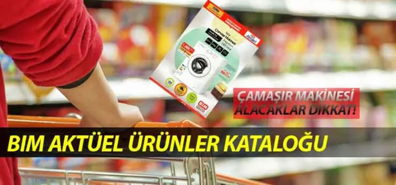 BİM'e çamaşır makinesi geliyor! BİM aktüel ürünler kataloğu 18 Ocak yayınlandı!