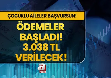 Ödemeler arttı! Çocuklu aileler hemen başvursun! 3.038 TL nakit verilecek! T.C Kimlik numarasının ilk hanesi 0, 1, 2, 3, 4, 5...