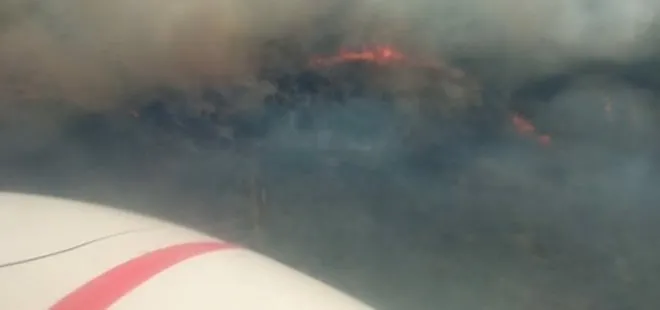 İzmir’de korkutan orman yangını! Kısa sürede kontrol altına alındı