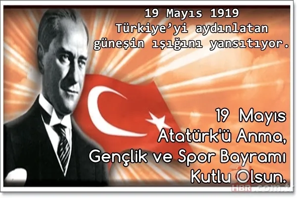 Resimli 19 Mayıs kutlama mesajları! En güzel, en yeni, en şık 19 Mayıs mesajları! 13
