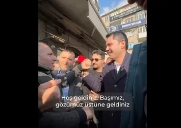 Murat Kurum ile vatandaş arasında samimi diyalog: Biz Kürtler seni destekleyeceğiz!